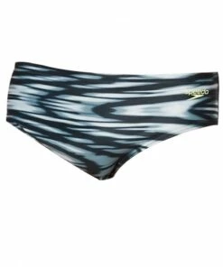 Speedo Mens Wave Wall Brief Black/White