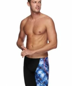Speedo Mens Swift Jammer Black/Blue -Cheap Swimweargalore Store sp1274g7979.962 speedo mens swift jammer on body