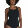 Speedo Gaia Shaping One Piece Black