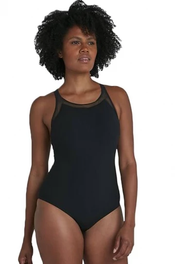 Speedo Gaia Shaping One Piece Black 1 Speedo Gaia Shaping One Piece Black