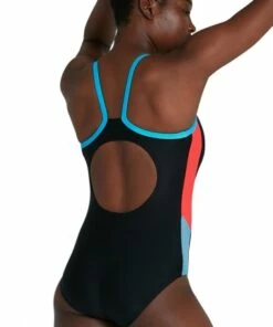 Speedo Dive Thinstrap Muscleback One Piece Black/Blue -Cheap Swimweargalore Store sp12912g547.937 speedo dive thinstrap muscleback one piece1