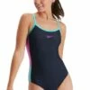 Speedo Dive Thinstrap Muscleback One Piece Navy/Blue