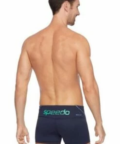 Speedo Mens Endurance Logo Aquashort Navy/Green -Cheap Swimweargalore Store sp12g327721 speedo mens endurance logo aquashort3