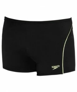 Speedo Mens Endurance Logo Aquashort Black/Lime