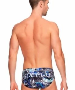 Speedo Mens Realm Brief Black -Cheap Swimweargalore Store sp12v827487 speedo mens realm brief black ack.1562602571