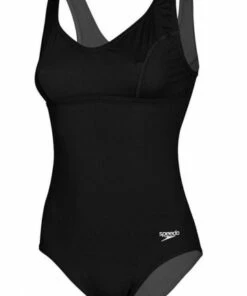 Speedo Endurance Contour Clipback One Piece Black -Cheap Swimweargalore Store sp133210001.001 endurance contour clipback ghost 1