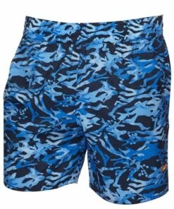 Speedo Mens Coral Camo Watershort Blue