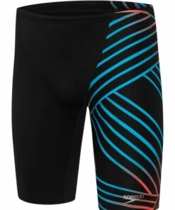 Speedo Mens Elixar Jammer Black/Blue