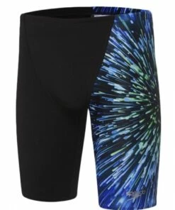 Speedo Mens Coralight Jammer Black/Blue