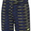 Speedo Mens Chalk Stripe Watershort Navy/Lime