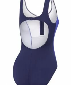 Speedo Shape Pro One Piece Navy/White -Cheap Swimweargalore Store sp2208h8066.910 speedo shape pro one piece back