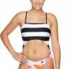 Speedo 80's Cut Out One Piece Black/White