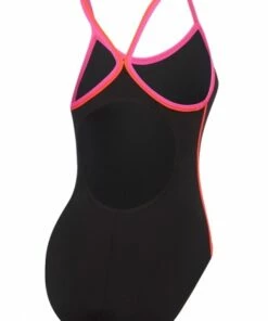 Speedo Sierra One Piece Black/Red -Cheap Swimweargalore Store sp22c718077.925 speedo sierra one piece back