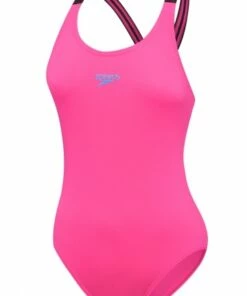 Speedo Endurance Leaderback One Piece Neon Pink -Cheap Swimweargalore Store sp22u815537.688 speedo endurance leaderback one piece front