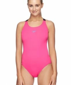 Speedo Endurance Leaderback One Piece Neon Pink