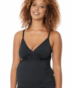 Speedo Endurance Joy Maternity Tankini Separate Black