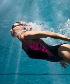 Speedo Hyperboom Splice Muscleback One Piece Black/Pink -Cheap Swimweargalore Store speedo hyperboom splice muscleback one piece 2