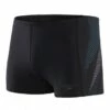 Speedo Mens Tech Panel Aquashort Black
