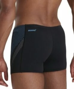 Speedo Mens Tech Panel Aquashort Black -Cheap Swimweargalore Store speedo mens tech panel aquashort 3