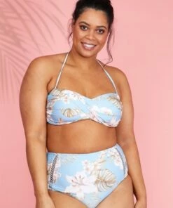 Sunseeker Luana Cross Front Bandeau Black -Cheap Swimweargalore Store ss luana cross front bandeau and high rise pant paris 14 1