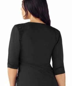 Sunsoaked Claudette Half Sleeve Rashie Nero -Cheap Swimweargalore Store sso700641.003 sunsoaked claudette half sleeve rashie4