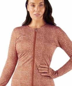 Sunsoaked Gatta Adriana Zip Suntop Blush