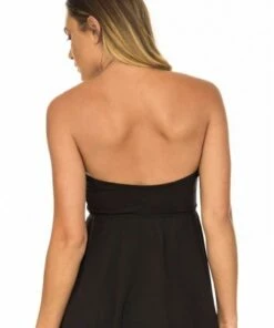 Sunseeker Basix Empire Tankini Separate Black -Cheap Swimweargalore Store sun10501 empire bandeau tankini 3 1