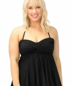 Sunseeker Basix Empire Tankini Separate Black -Cheap Swimweargalore Store sun10501 sunseeker basix empire tankini 3 1