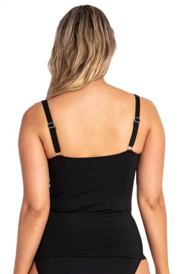 Sunseeker Basix DD/E Cup Ruched Tankini Separate Black 2 Sunseeker Basix DD/E Cup Ruched Tankini Separate Black - Image 2