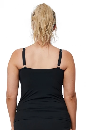 Sunseeker Basix DD/E Cup Ruched Tankini Separate Black 4 Sunseeker Basix DD/E Cup Ruched Tankini Separate Black - Image 4