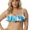 Sunseeker Portabello Ruffle Bandeau Blue