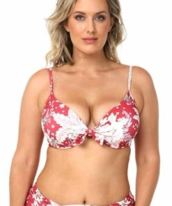 Sunseeker Phoenix D Cup Moulded Push Up Bra Clay