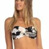 Sunseeker Luana Cross Front Bandeau Black