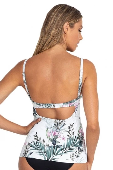 Sunseeker Sofia Moulded Push Up Tankini Separate White 2 Sunseeker Sofia Moulded Push Up Tankini Separate White - Image 2