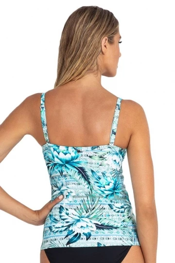 Sunseeker Kala Twist Front Tankini Separate Denim 2 Sunseeker Kala Twist Front Tankini Separate Denim - Image 2