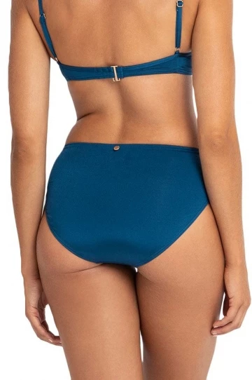 Sunseeker Luxe Gathered Midrise Pant Blue 2 Sunseeker Luxe Gathered Midrise Pant Blue - Image 2