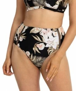 Sunseeker Luana Panelled High Rise Pant Black