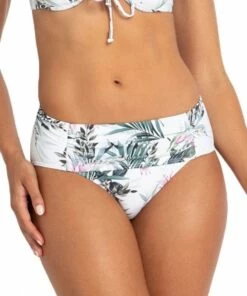 Sunseeker Sofia Gathered Midrise Pant White