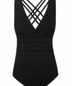 Sunseeker Basix Multi Strap One Piece Black -Cheap Swimweargalore Store sun50588 multistrap op 1 1 1
