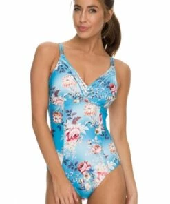 Sunseeker Portabello DD/E Cup One Piece Blue -Cheap Swimweargalore Store sun51020dde sunseeker portabello dd e cup one piece cadet front