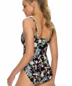 Sunseeker Florantine D Cup Cross Front One Piece Black 8 Sunseeker Florantine D Cup Cross Front One Piece Black -Cheap Swimweargalore Store sun51075d sunseeker florantine d cup cross front one piece black back