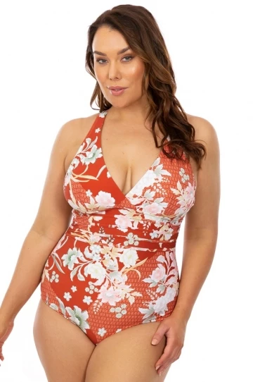 Sunseeker Tangelo Multi Cross Strap One Piece Copper 1 Sunseeker Tangelo Multi Cross Strap One Piece Copper