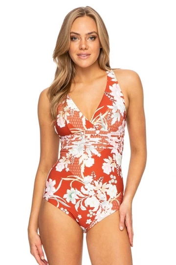 Sunseeker Tangelo Multi Cross Strap One Piece Copper 3 Sunseeker Tangelo Multi Cross Strap One Piece Copper - Image 3