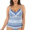 Sunseeker Romanos DD/E Cup Bralette One Piece Blue