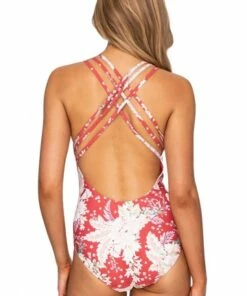 Sunseeker Phoenix Multi Cross Strap One Piece Clay -Cheap Swimweargalore Store sun51160.876 sunseeker phoenix multi cross strap one piece1