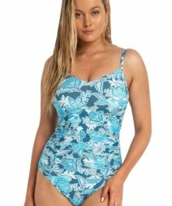 Sunseeker Somerville F/G Cup Bralette One Piece Blue