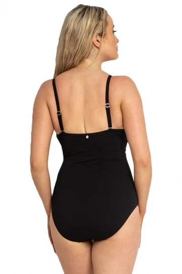 Sunseeker Pool Contrast Tape F/G Cup Bralette One Piece Black 2 Sunseeker Pool Contrast Tape F/G Cup Bralette One Piece Black - Image 2