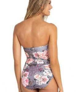 Sunseeker Abelia Twist Bandeau One Piece Storm -Cheap Swimweargalore Store sun51369.021 sunseeker abelia twist bandeau one piece 2