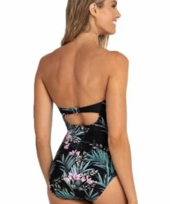 Sunseeker Sofia Twist Bandeau One Piece White -Cheap Swimweargalore Store sun51375.001 sunseeker sofia twist bandeau one piece1 1