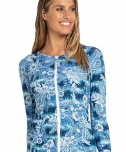 Sunseeker Maldives Zip Suntop Blue